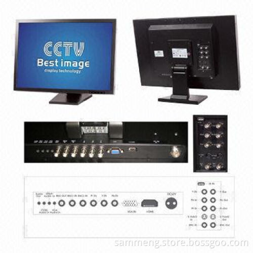 24" CCTV HD Monitors with Plenty Interfaces